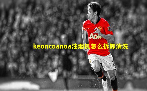 keoncoanoa油烟机怎么拆卸清洗