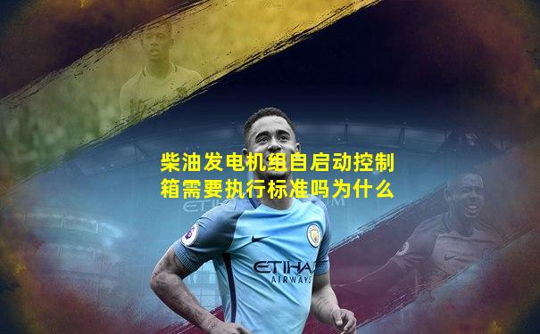 柴油发电机组自启动控制箱需要执行标准吗为什么